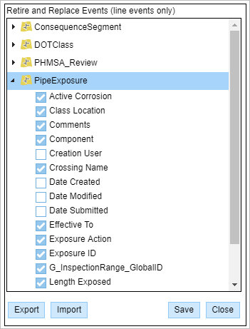 Expanded event layer fields Expanded event layer fields