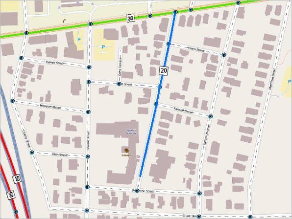New events added to a route by providing length from a referent offset location New events added to a route by providing length from a referent offset location